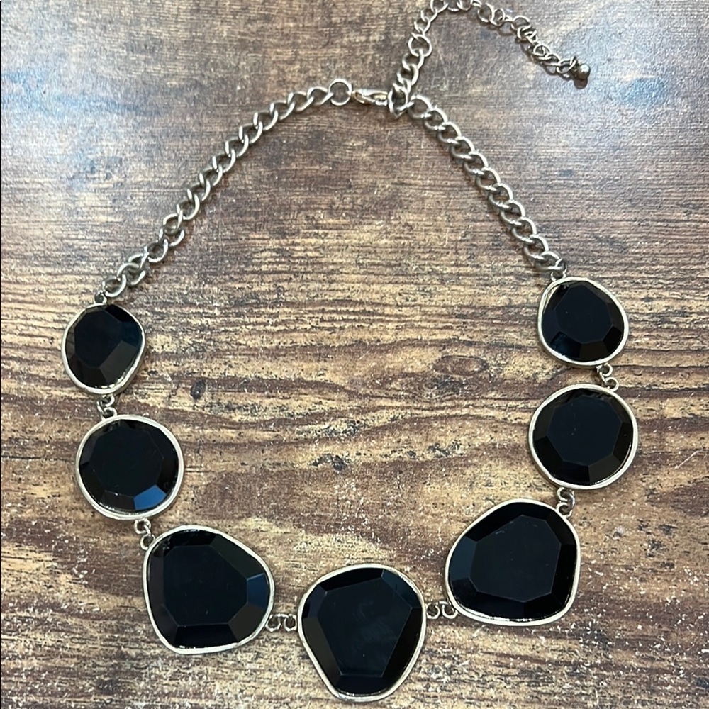 Elegant Black Stone Necklace